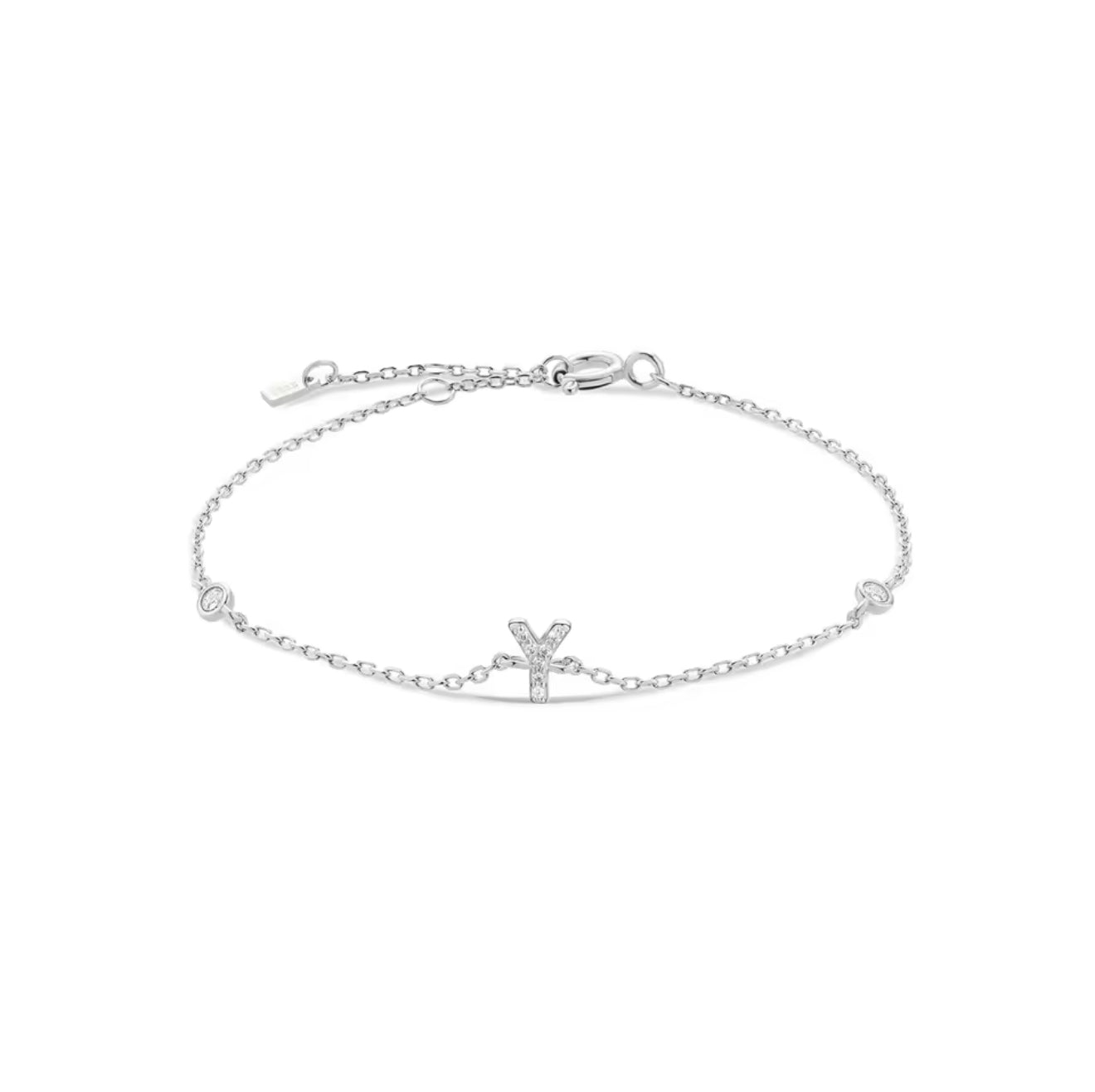 Pulseira Inicial Prateada