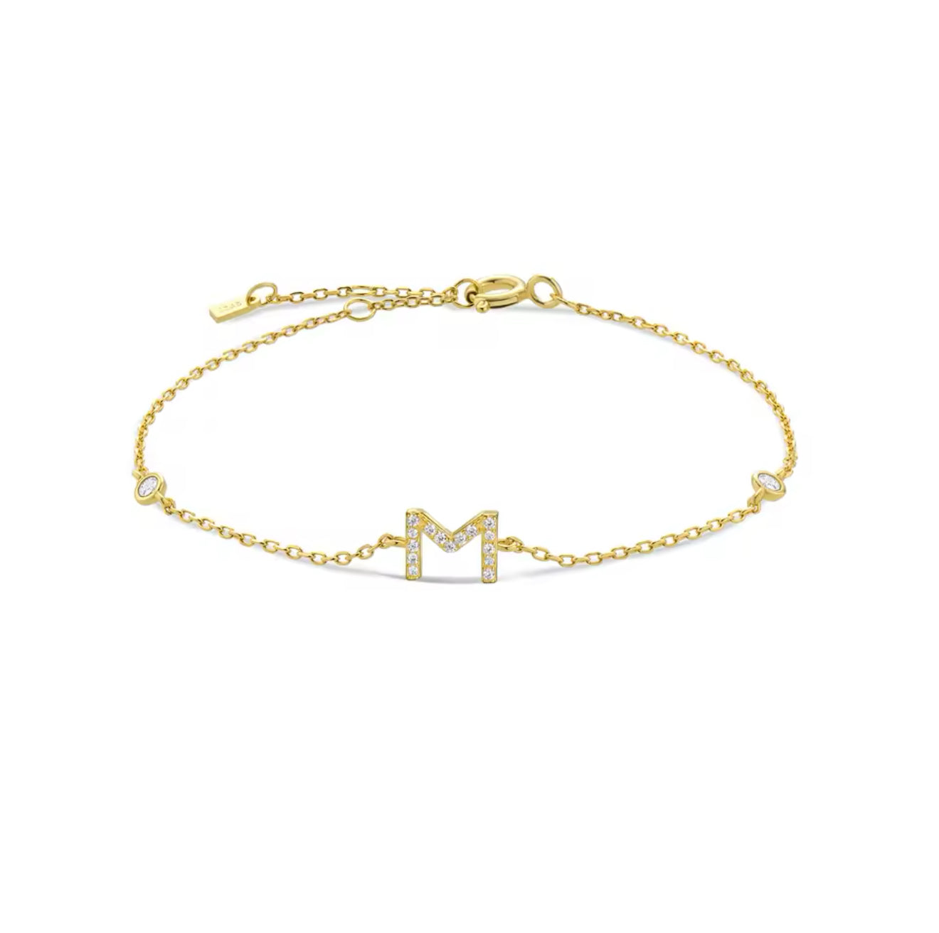 Pulseira Inicial Dourada
