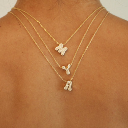 Colar Inicial Bubble