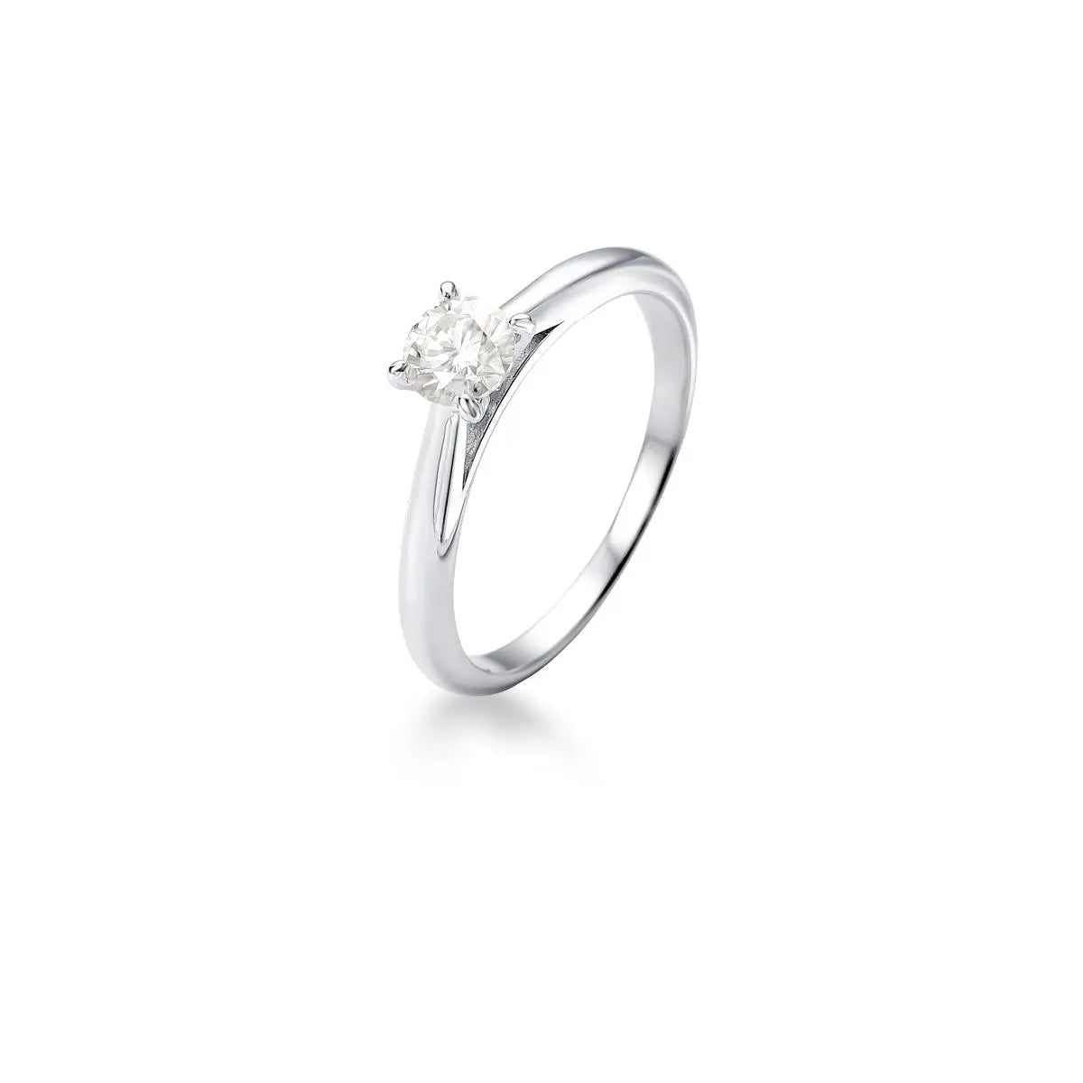 Anel Solitário Moissanite