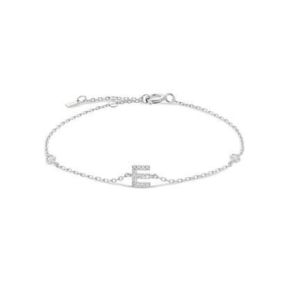 Pulseira Inicial Prateada