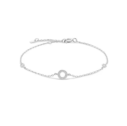 Pulseira Inicial Prateada