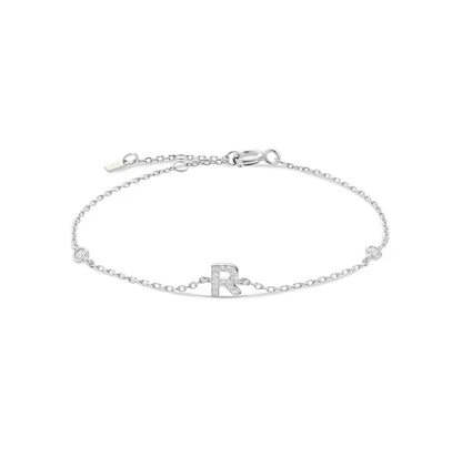 Pulseira Inicial Prateada