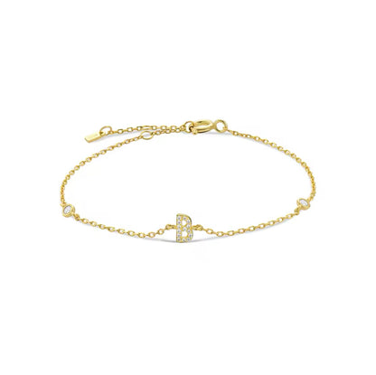 Pulseira Inicial Dourada
