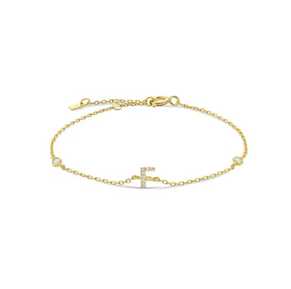 Pulseira Inicial Dourada