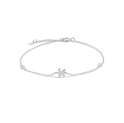 Pulseira Inicial Prateada