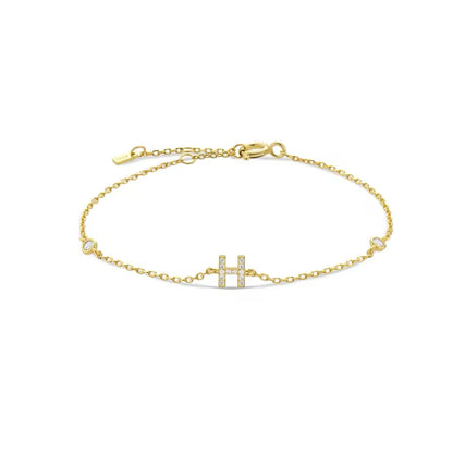 Pulseira Inicial Dourada
