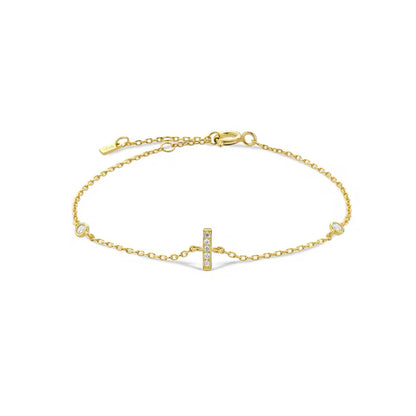 Pulseira Inicial Dourada