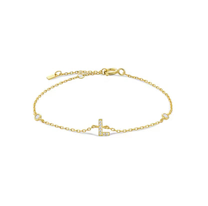 Pulseira Inicial Dourada