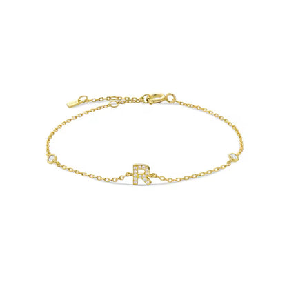 Pulseira Inicial Dourada