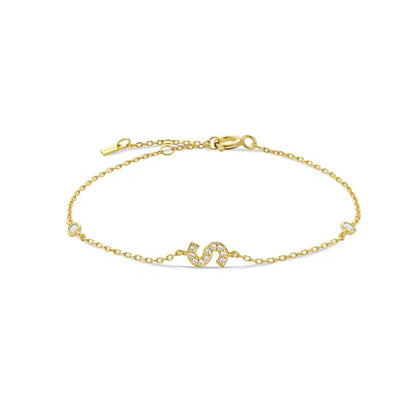 Pulseira Inicial Dourada