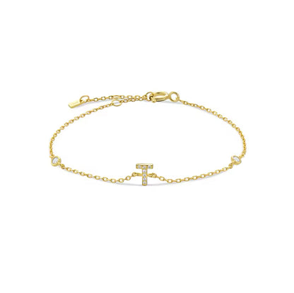 Pulseira Inicial Dourada