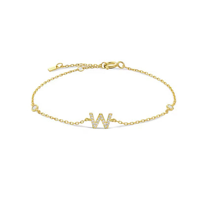 Pulseira Inicial Dourada