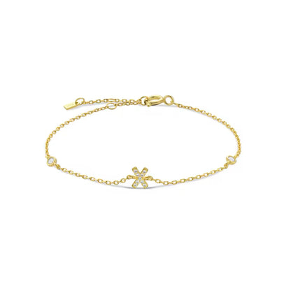 Pulseira Inicial Dourada